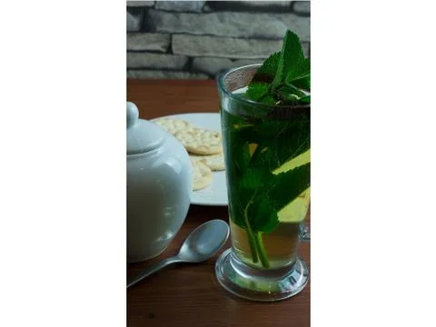 Mint tea Stock Photos