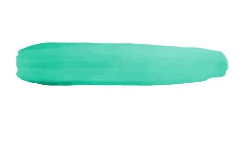 Mint watercolour brush stroke Stock-Illustration