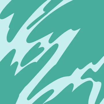 Mint White Hand Drawn Brush Pattern Background Stock Illustration