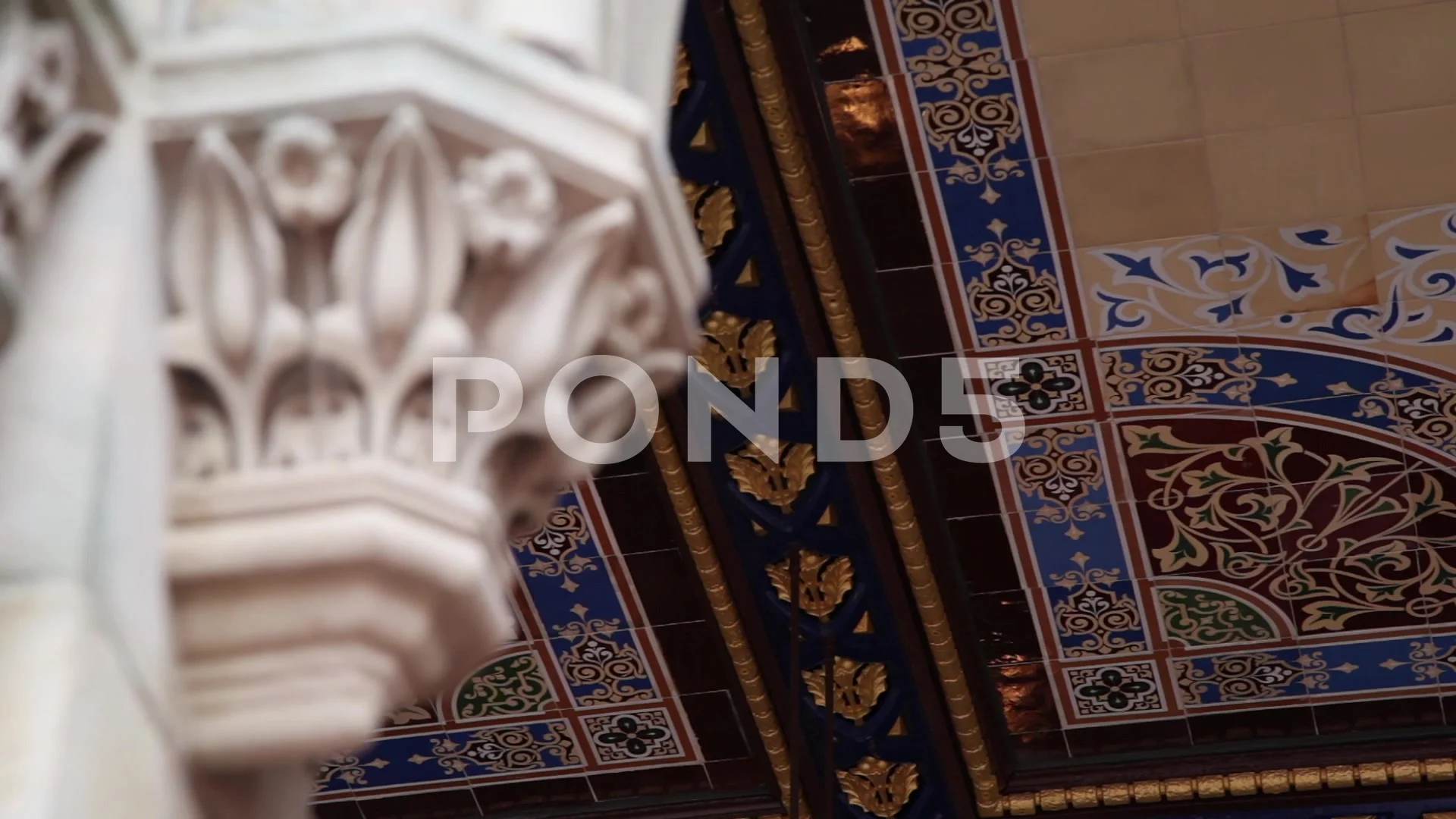 Then & Now: Minton Tiles at Bethesda Terrace, rain, ceiling