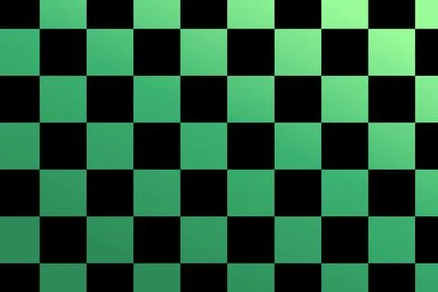 Minty Morning Gradient with Checkerboard Pattern Stock Illustration