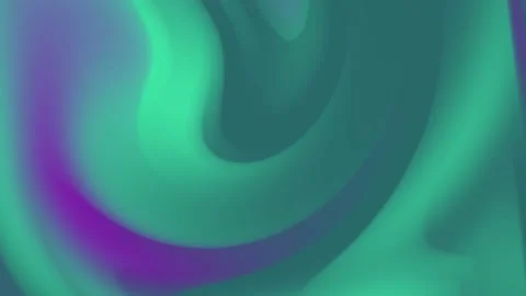 Minty Twirl Gradient Background Loop Vídeo Stock 132742536