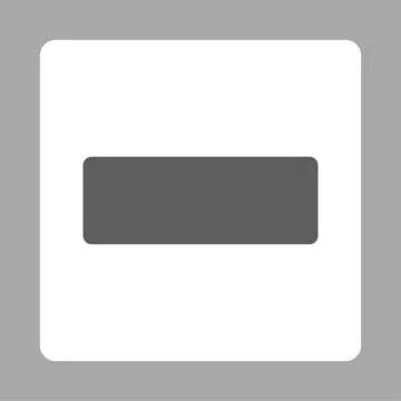Minus flat dark gray and white colors rounded button Stock Illustration