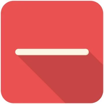 Minus icon Stock Illustration