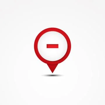 Minus Stock Illustration