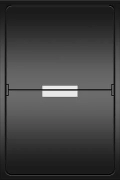 Minus on a mechanical leter indicator Stock Illustration