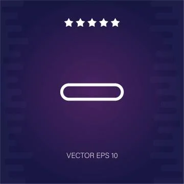 Minus vector icon Stock Illustration
