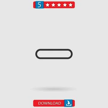 Minus vector icon Stock Illustration