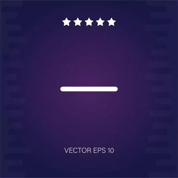 Minus vector icon Stock Illustration