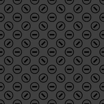 Minus web icon. flat design. Seamless pattern. 스톡 일러스트
