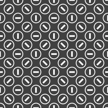 Minus web icon. flat design. Seamless pattern. イラスト素材
