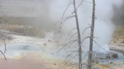 Minute Geyser Stock Footage 8992193