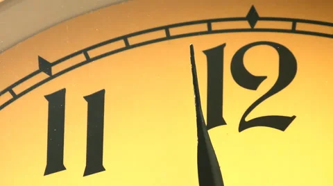 Minute hand 12 Video stock 46669197