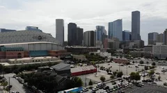  Skipvelo Aerial View of Minute Maid Park and Houston