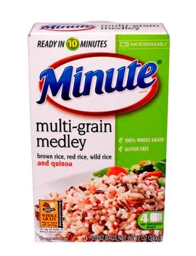 Minute rice Stockfoto's