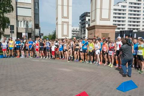 Minute before start Stock-Fotos