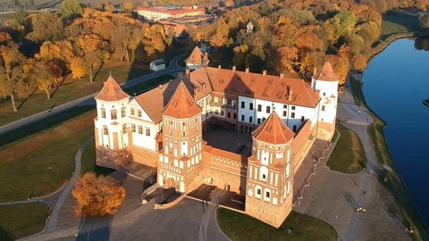Mir Castle Belarus Stock-Footage 103170720