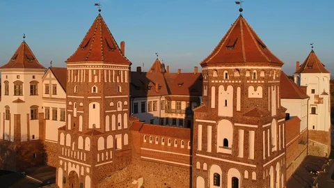 Mir Castle Belarus Vídeo Stock 103170797