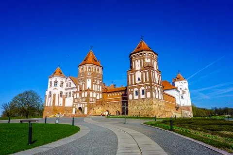 Mir Castle Complex Foto stock