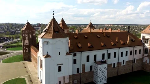 Mir Castle Stock Footage 130216278