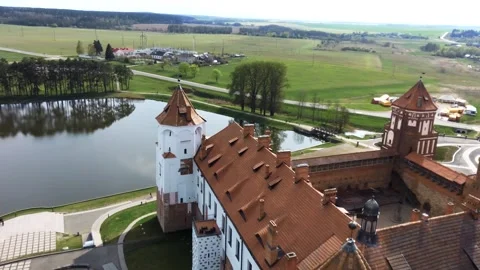 Mir Castle Stock Footage 130216299