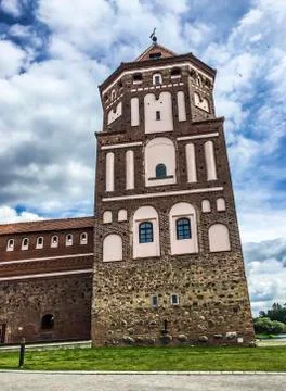 The Mir castle Stock Photos