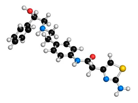 Mirabegron overactive bladder drug イラスト素材