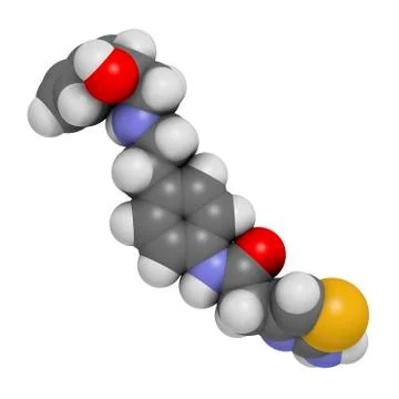 Mirabegron overactive bladder drug イラスト素材