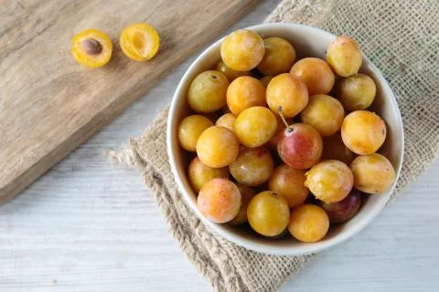 Mirabelle plums Foto stock