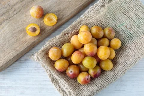 Mirabelle plums Stock Photos