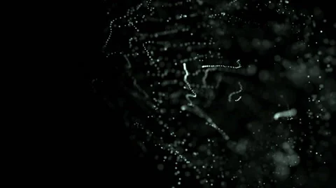 Miracle particle forms, background Stock Footage 45654592