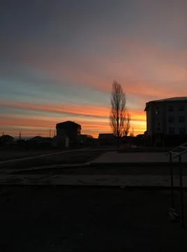 Miracle sunset Foto stock