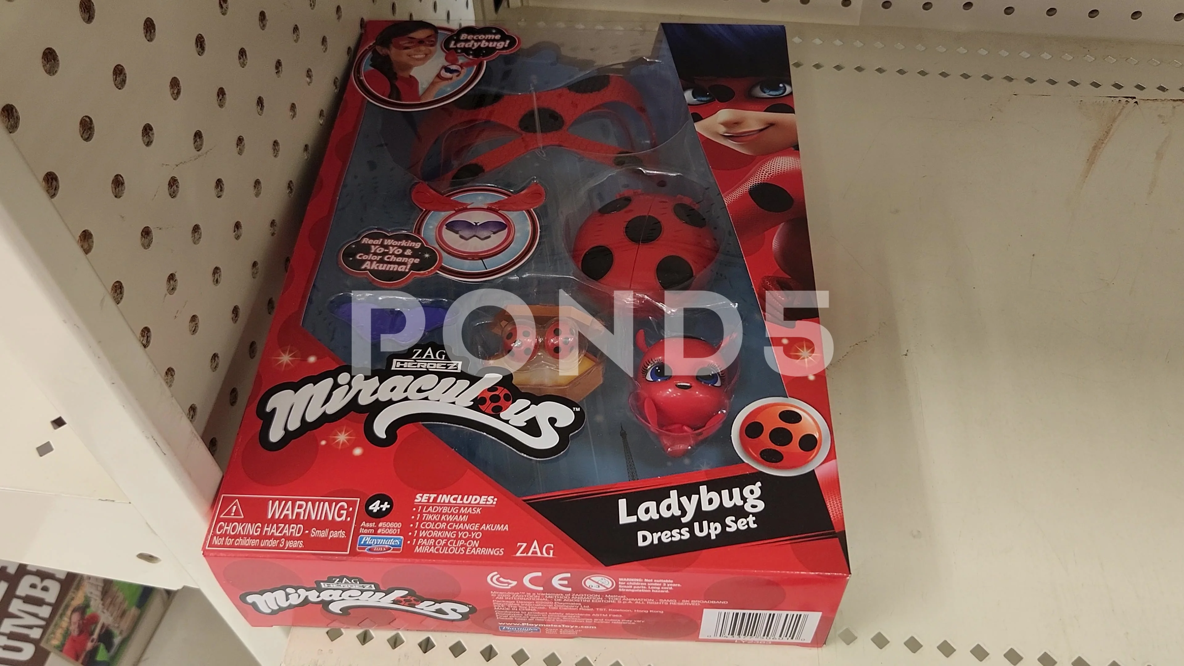 Miraculous Ladybug Dress Up Set Toy Reta, Stock Video