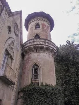 Miradolo castle Stock Photos