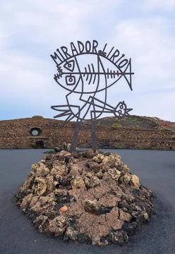Mirador del Rio, Lanzarote, Canary Islands, Spain Stock Photos