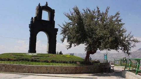 Mirador Kiri Kiri, La Paz, Bolivia Stock Footage