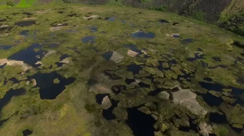 Mirador Volcano Rano Kau Easter Island, Rapa Nui Stock Footage 60006054