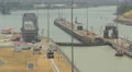 Miraflores Locks with docks in Panama 4k or 4k+ Resolution