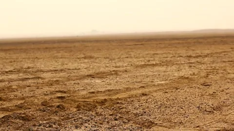 Mirage in the desert Stock Footage 46834008