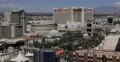 Mirage Hotel Las Vegas Aerial View Skyline Commuter Commute Cars Passing Traffic 4k or 4k+ Resolution