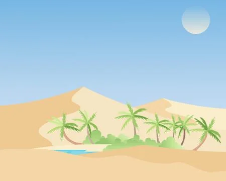 Mirage Stock Illustration