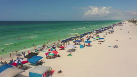 Miramar Beach Low Fly 스톡 동영상 156036607