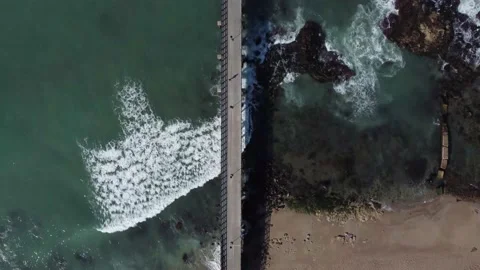 Miramar Pier 003 Stock Footage 197437680