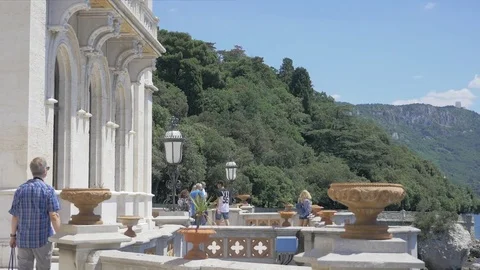 Miramare Castle in Trieste - 2017 Stock Footage 77099505