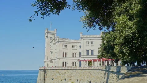 Miramare Castle in Trieste Stock Footage 161534554
