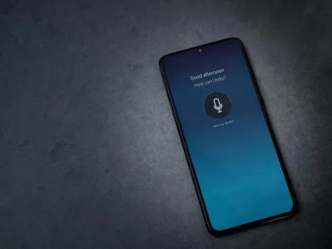 Miri app launch screen with logo on the display of a black mobile smartphone  Stock Photos