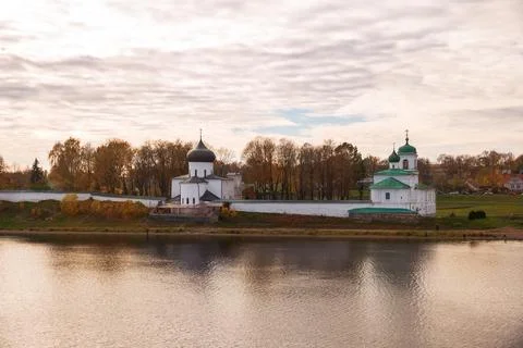 Mirozhsky monastery Stock Photos