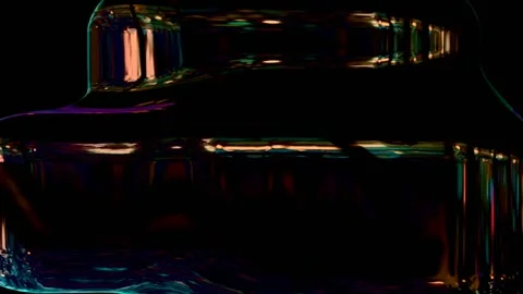 Mirror and reflections in the dark Stock Footage 295184667