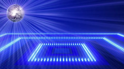 Mirror Ball 21c LED Wall 4 Box Fc1 Stock Footage 165745891