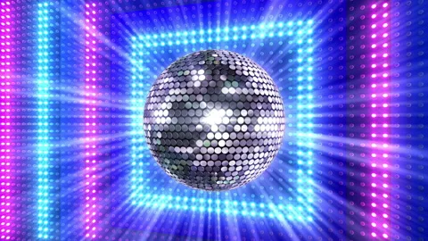 Mirror Ball 21c LED Wall 4 Box Ma1 Видео 165769610